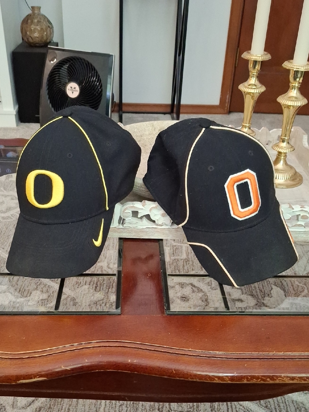 Nike Dri-fit Legacy91 Baseball Caps Oregon Ducks Beavers Logos Adjustable OSFA